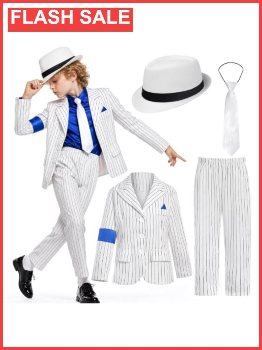 Kids Dance Star Costume Boys Girls 80s 90s Pop Stage Outfit Cosplay Party
